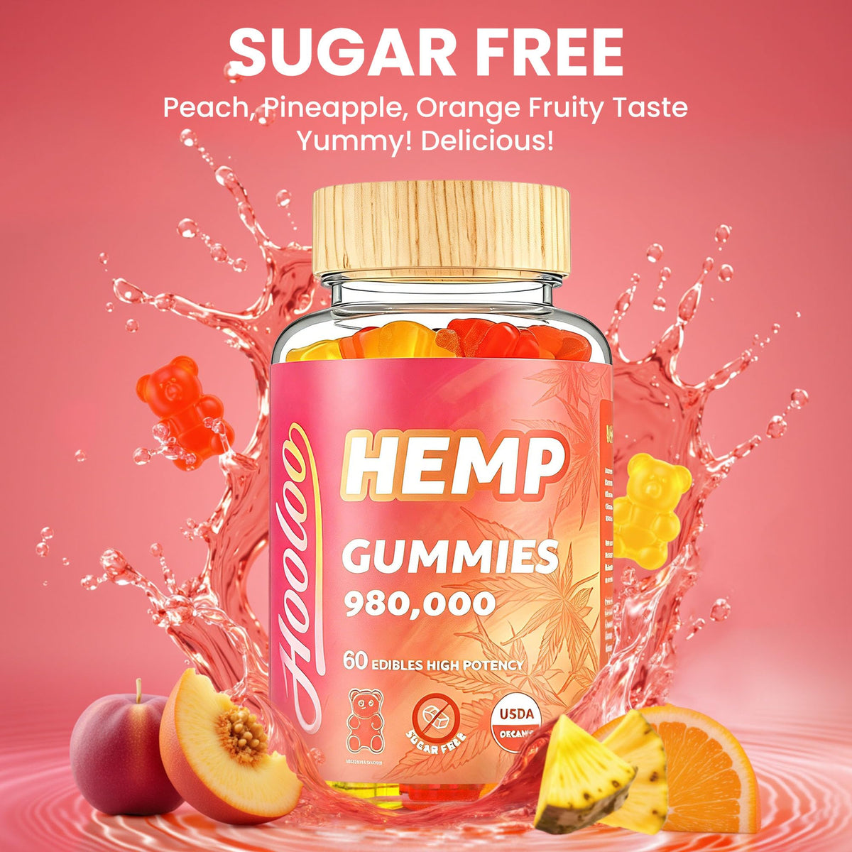 Sugar Free Hemp Gummies N378377