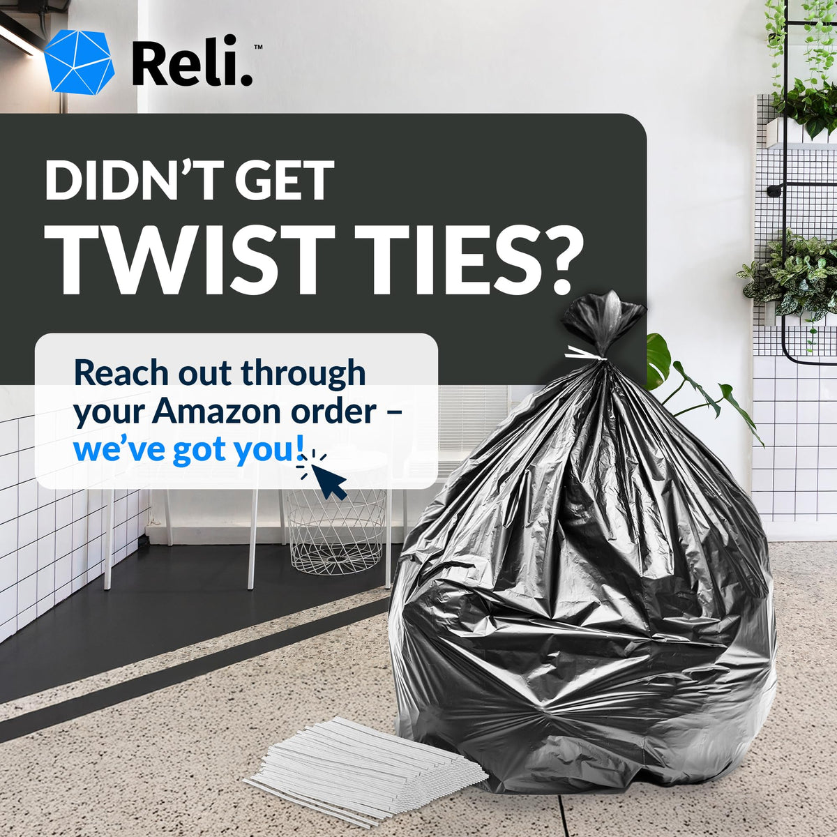 45 Gallon Heavy Duty Trash Bags M5148