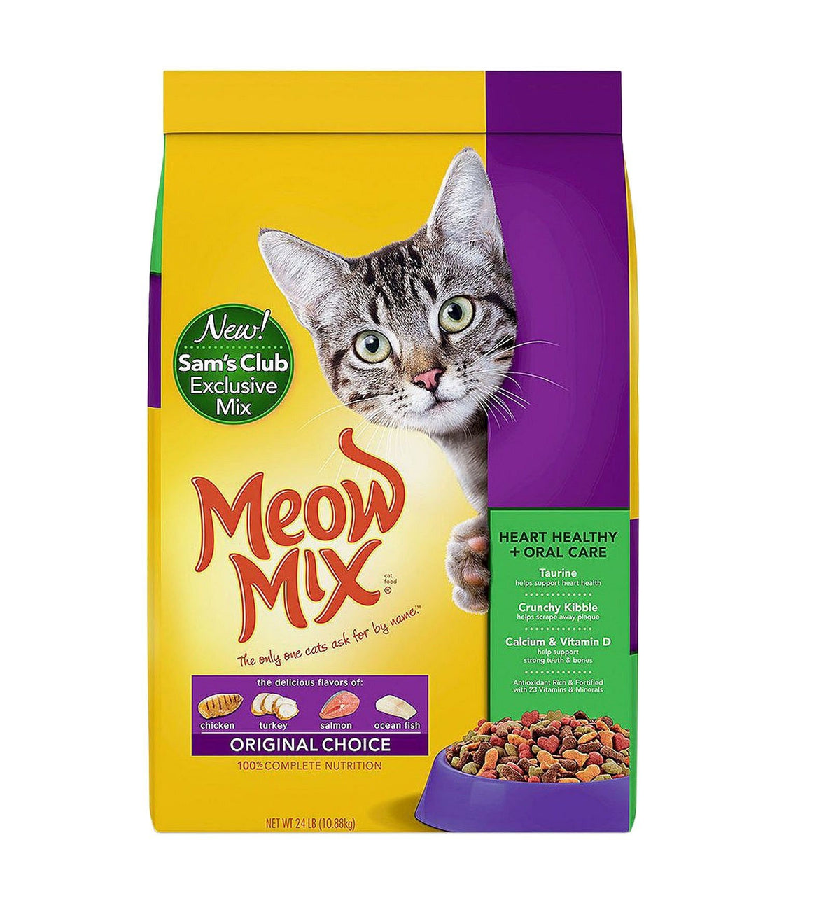 Dry Cat Food 24 lbs D412538