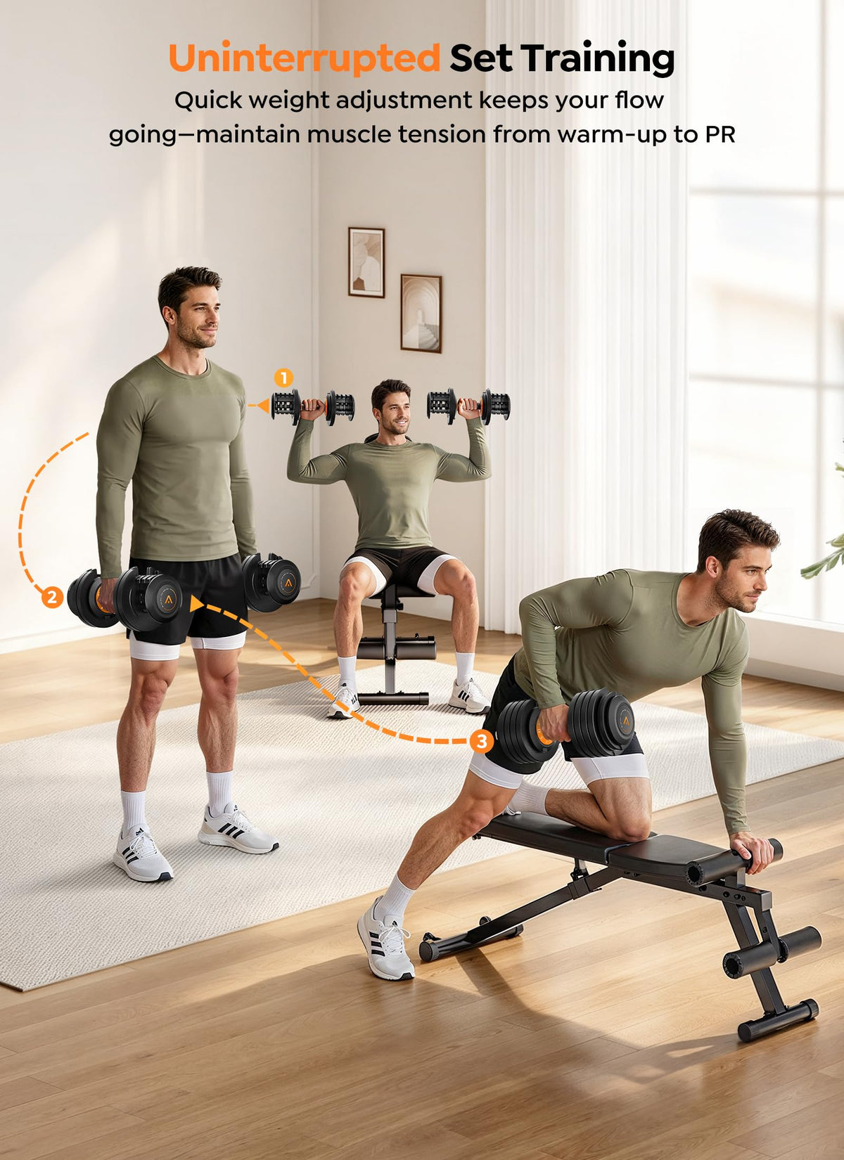 Adjustable Dumbbell Set of 2 T51214