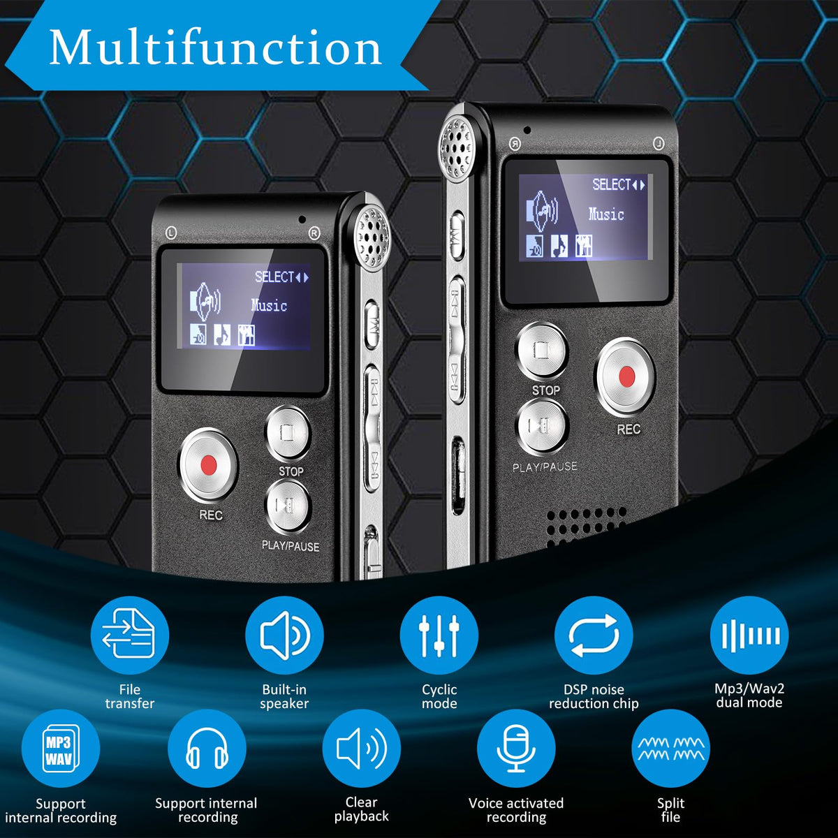 Black EVP Recorder Ghost Hunting Kit M357144