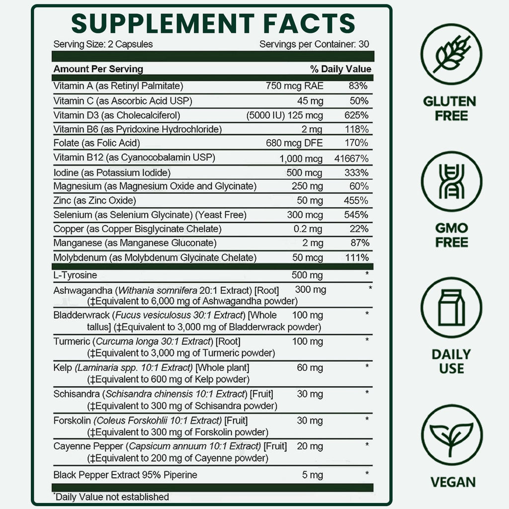 Thyroid Support 60 Capsules Q9527