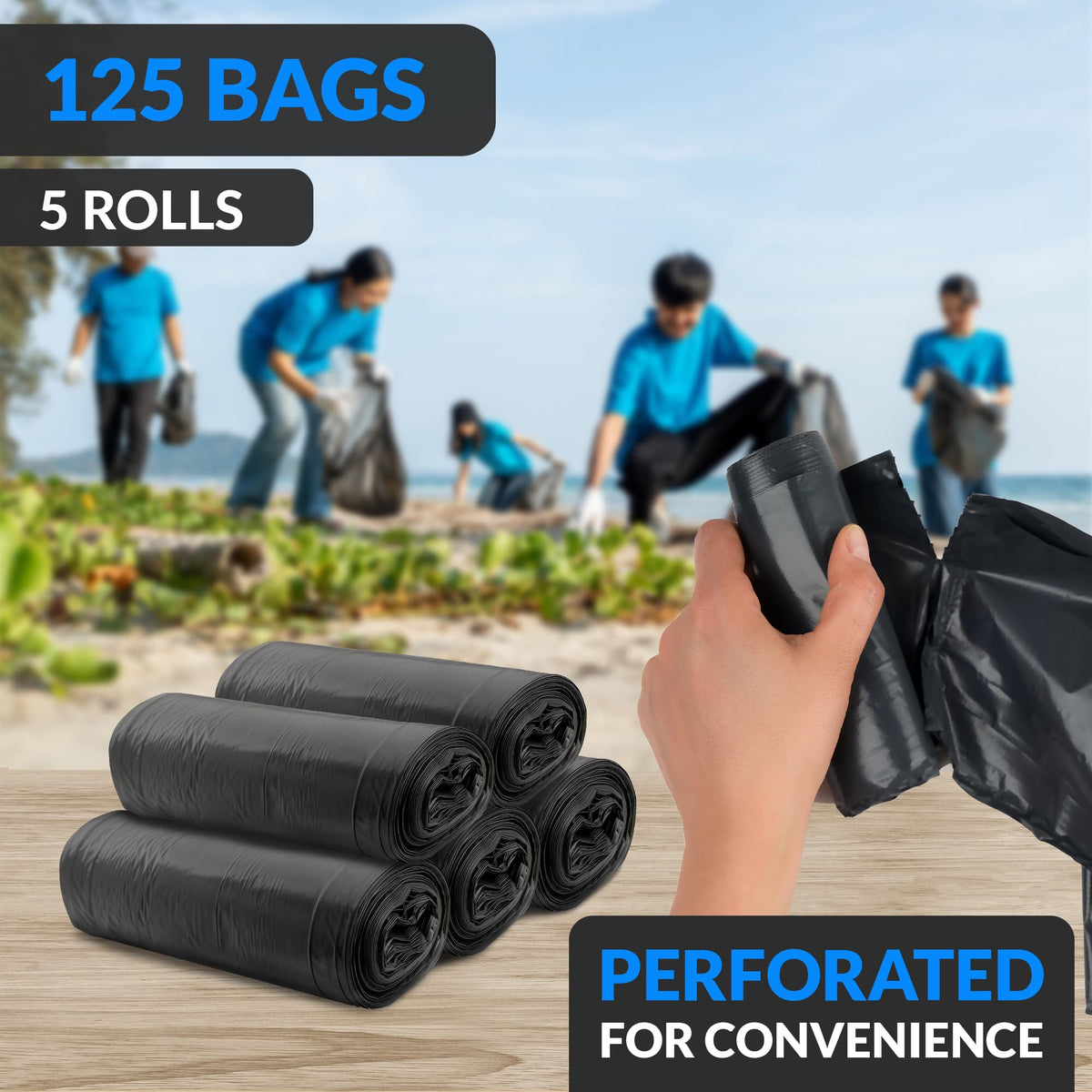 45 Gallon Heavy Duty Trash Bags M5148