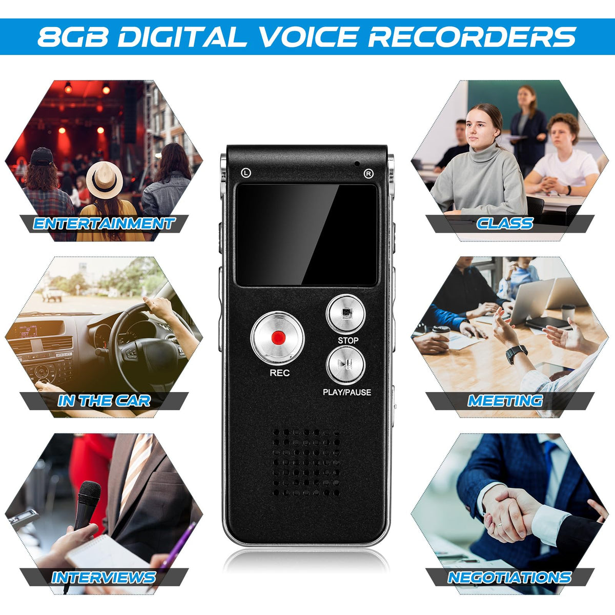 Black EVP Recorder Ghost Hunting Kit M357144