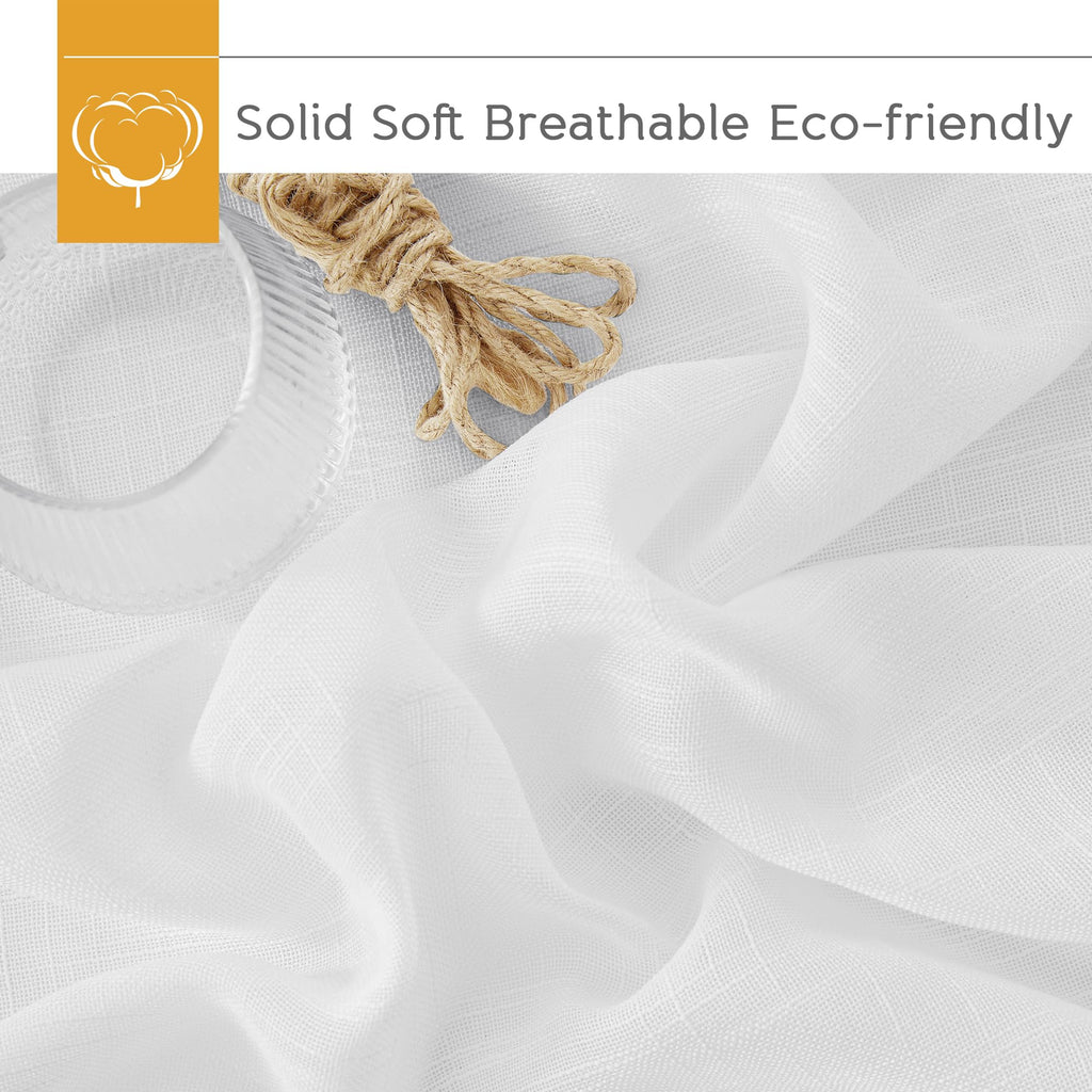 White Sheer Curtains 90 inches Long I46703