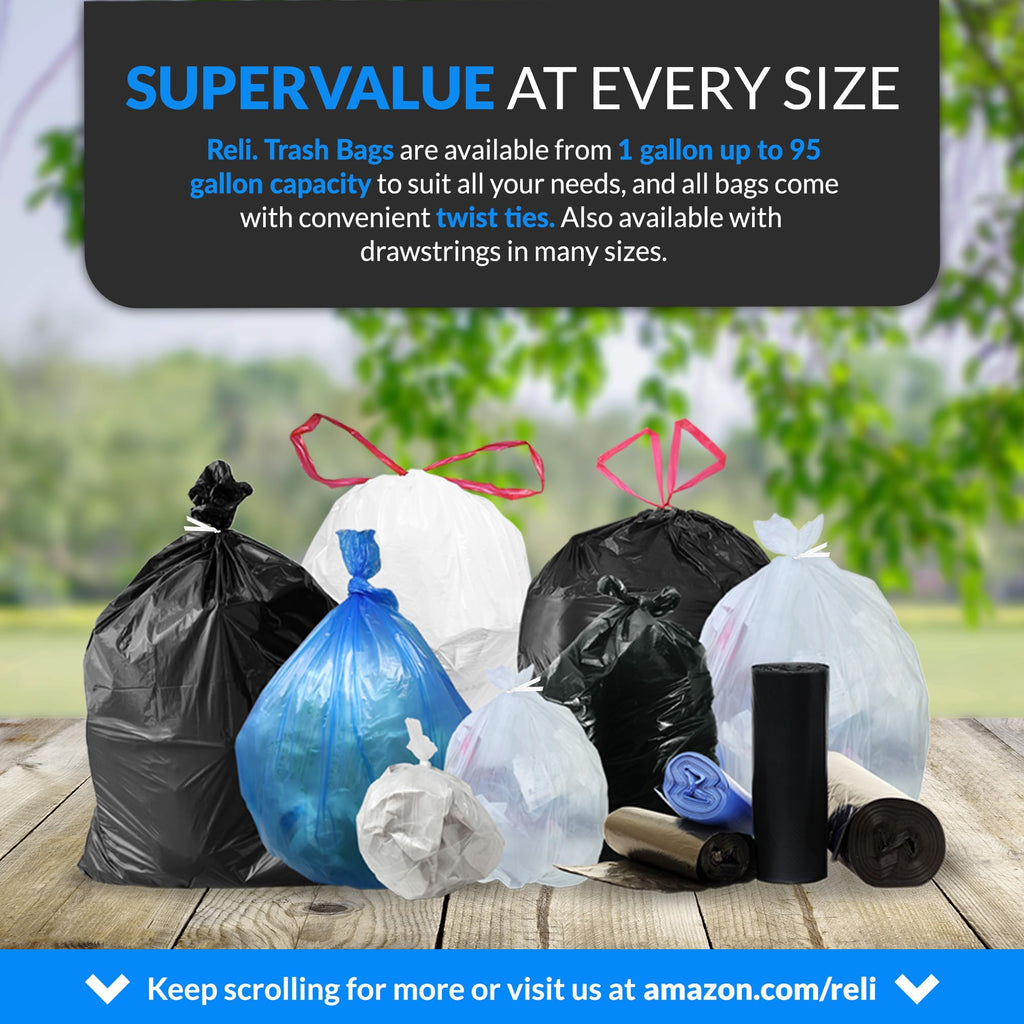 45 Gallon Heavy Duty Trash Bags M5148