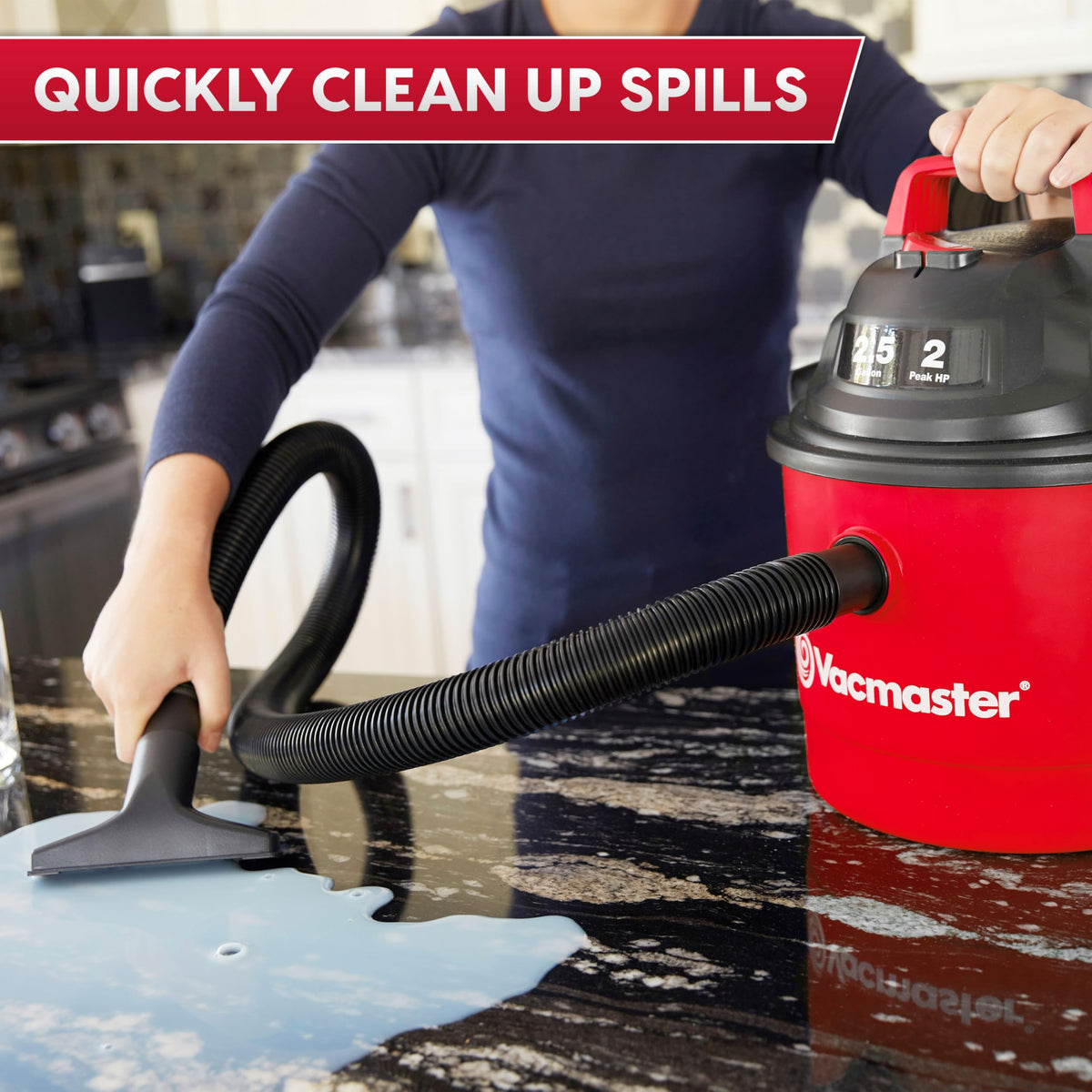 2.5-Gal Wall Mount Wet/Dry Vacuum U88293