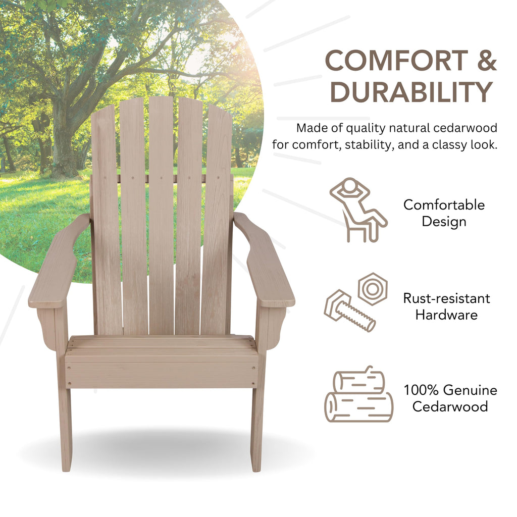 Wooden Adirondack Chair K26386
