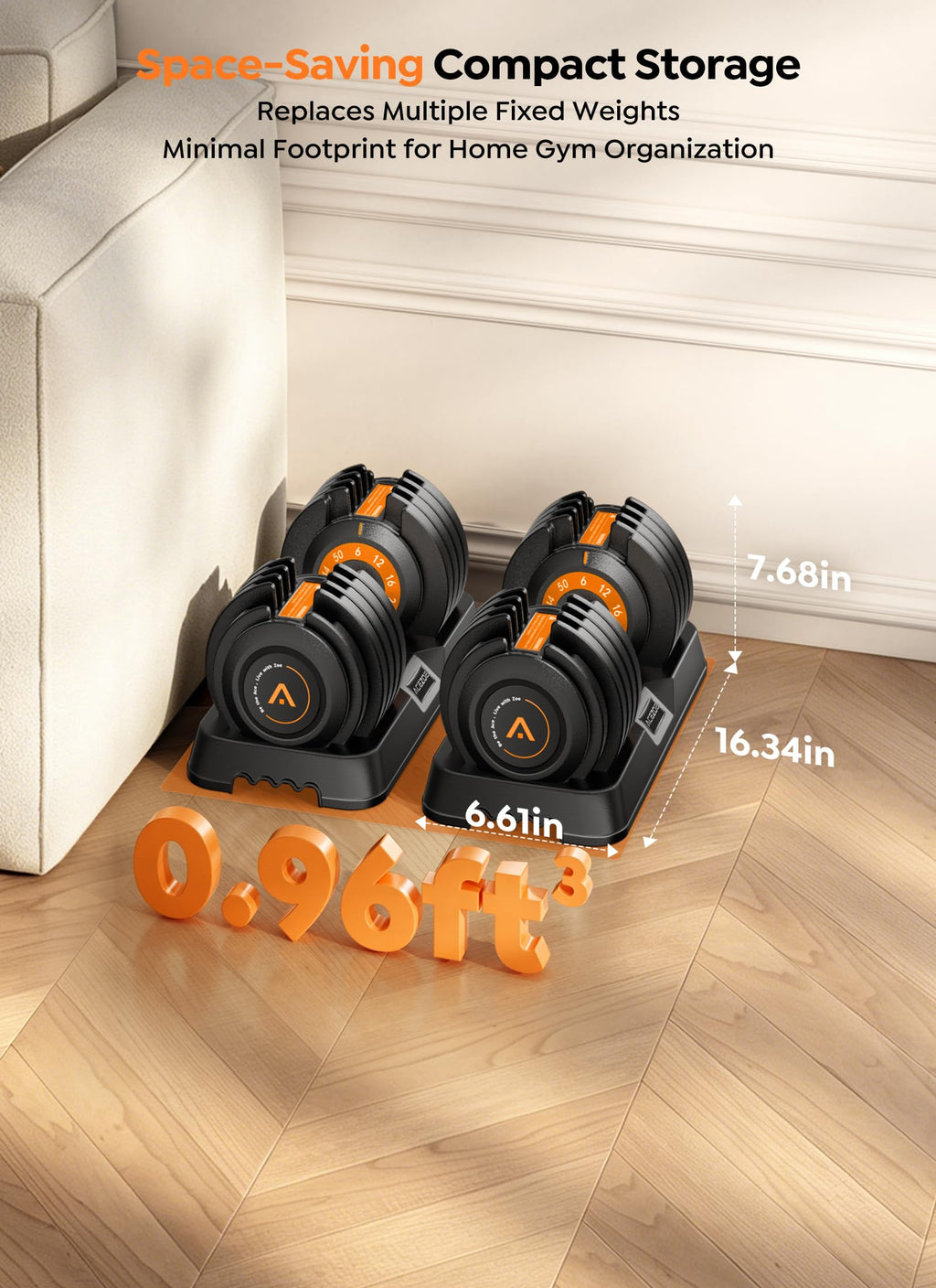 Adjustable Dumbbell Set of 2 T51214