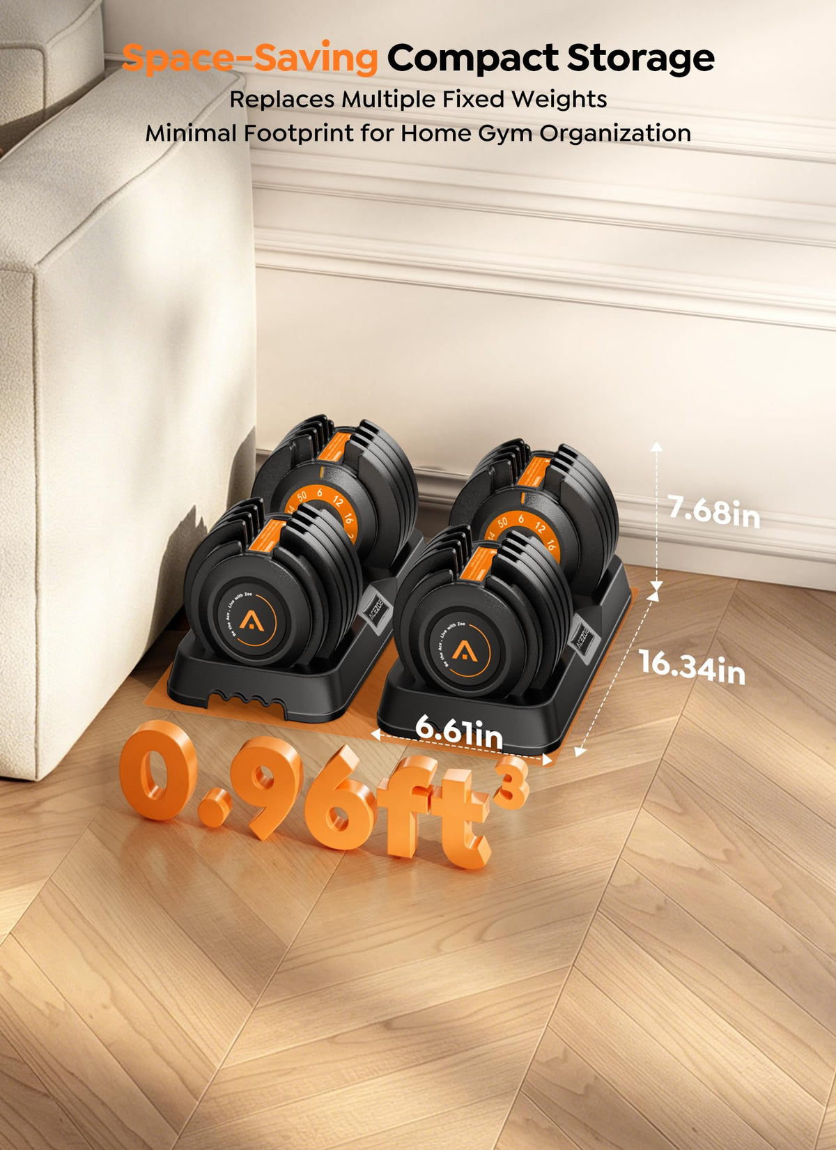 Adjustable Dumbbell Set of 2 T51214