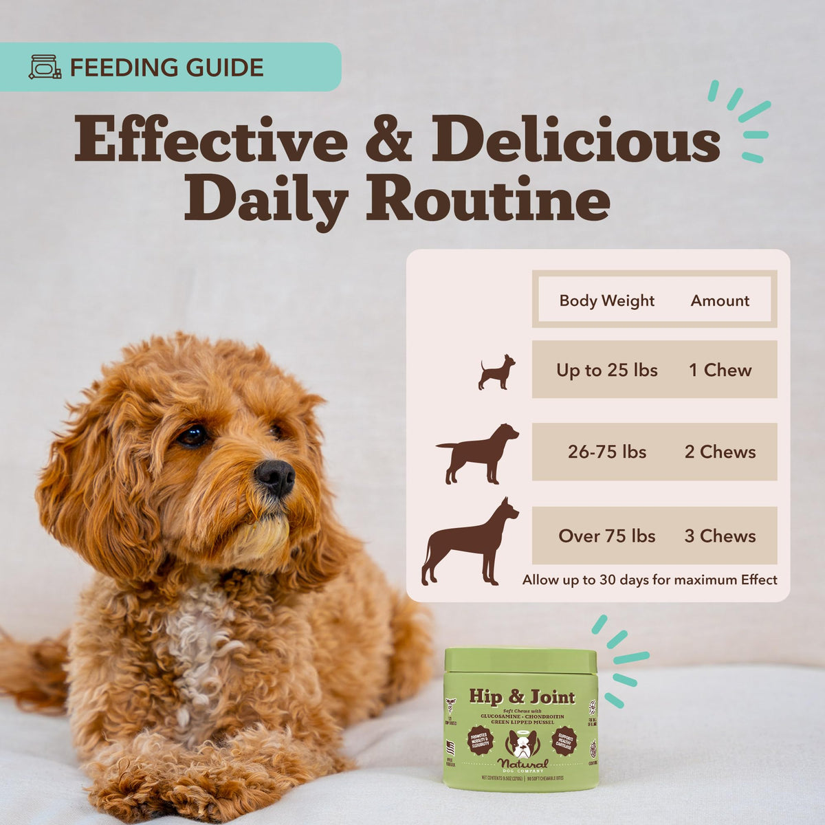 Chicken Liver Hip & Joint Chews for Dogs 90 Count K407665