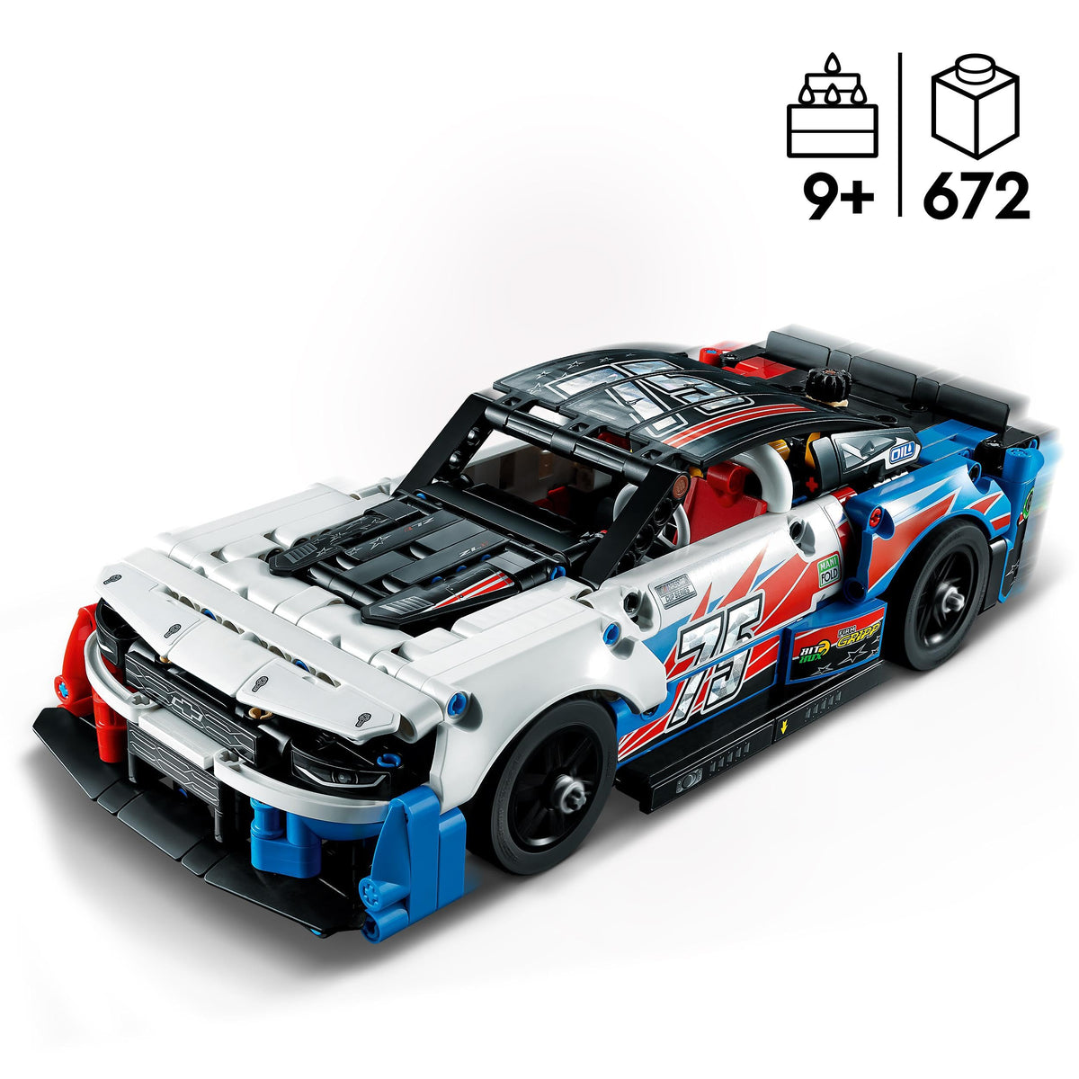 Technic NASCAR Next Gen Chevrolet Camaro ZL1 Model Car Kit J479654