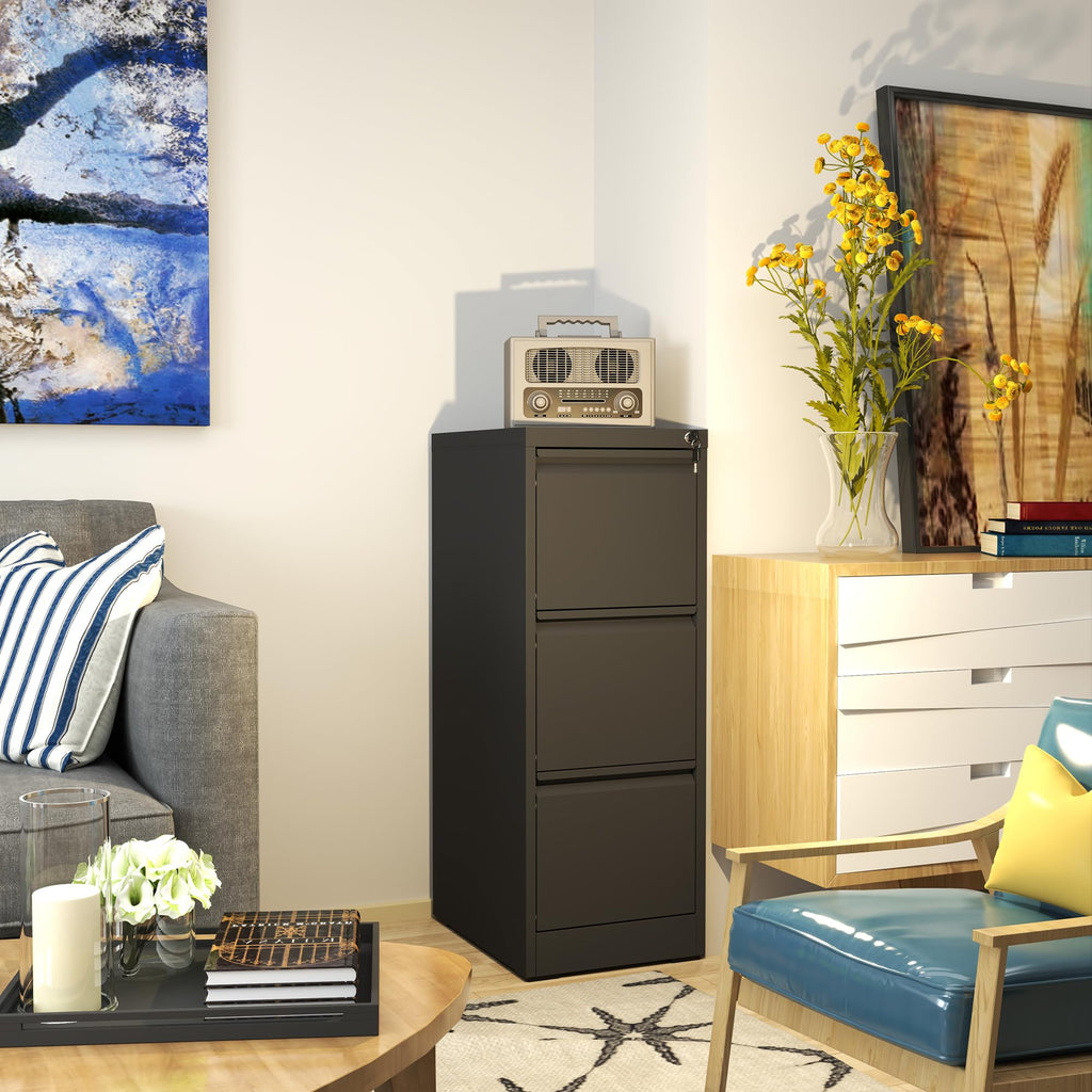 3 Drawer Metal File Cabinet with Lock Z1119