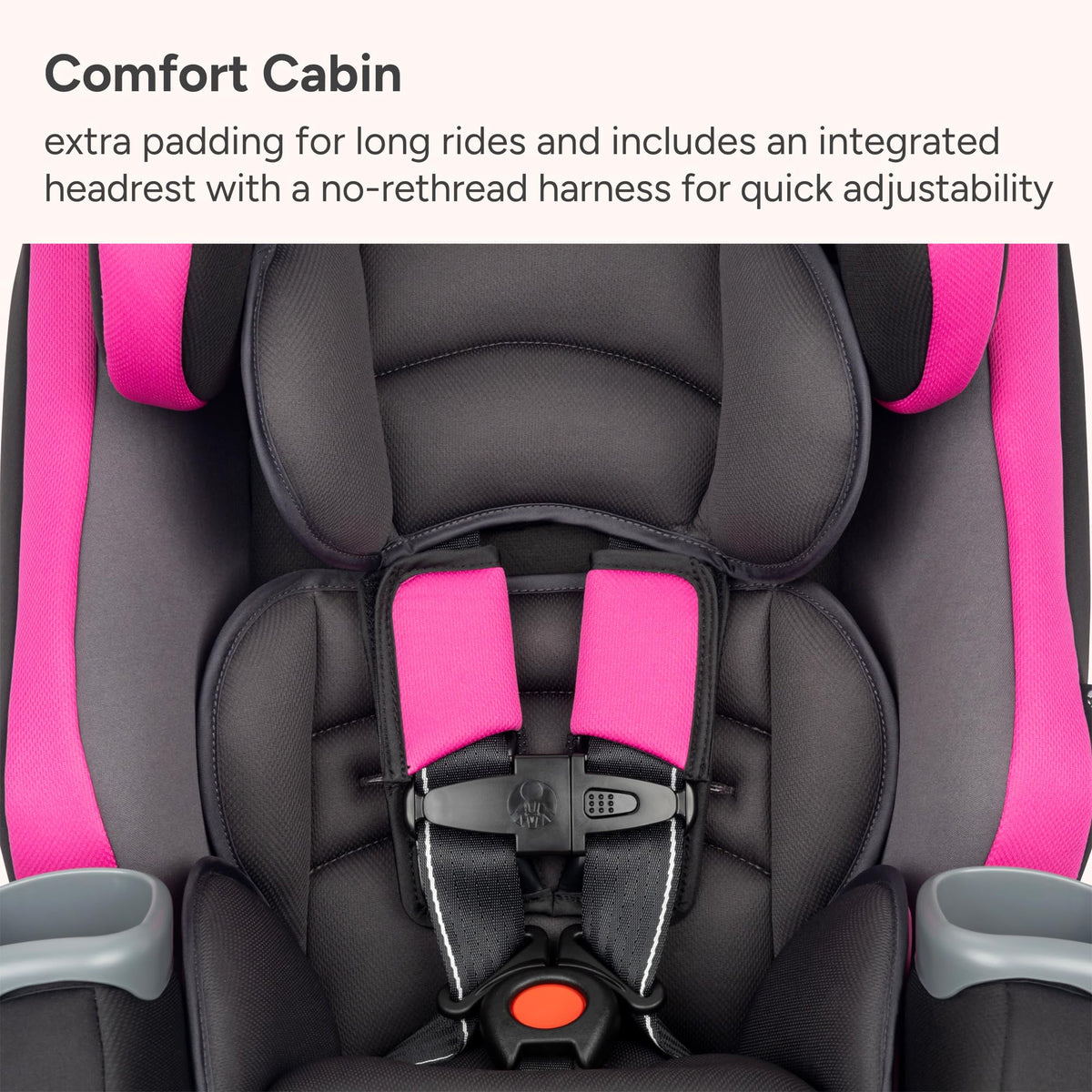 Pink Convertible Car Seat E3325