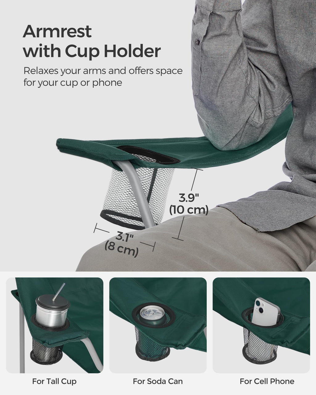 Set of 2 Folding Camping Chairs I19617