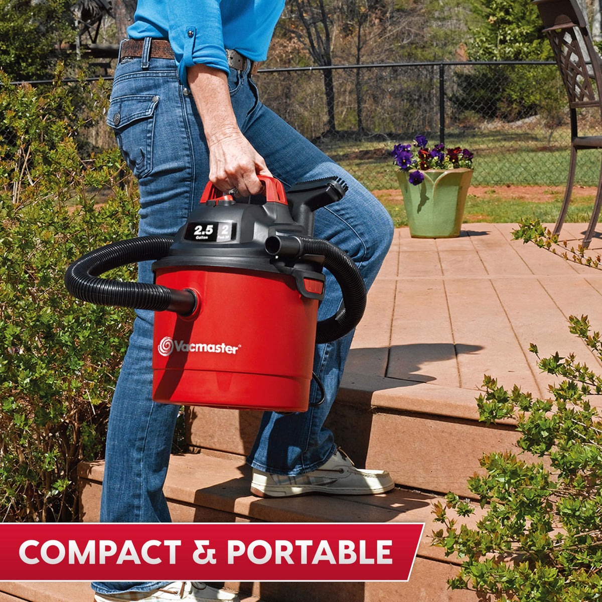 2.5-Gal Wall Mount Wet/Dry Vacuum U88293