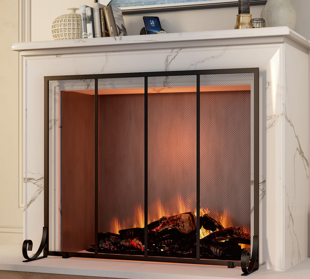 Wrought Iron Fireplace Screen C8860