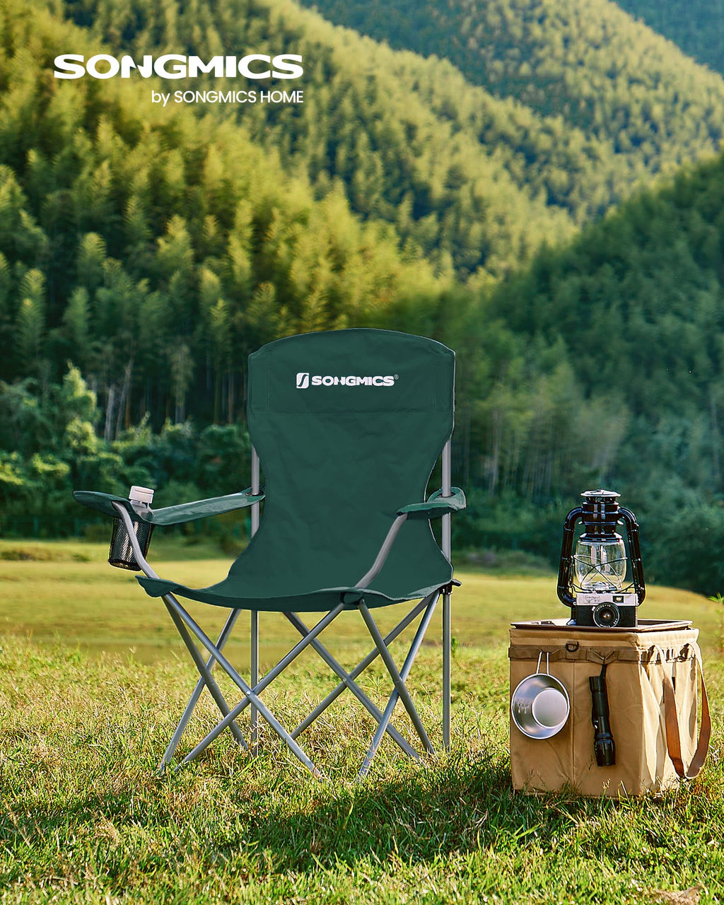 Set of 2 Folding Camping Chairs I19617