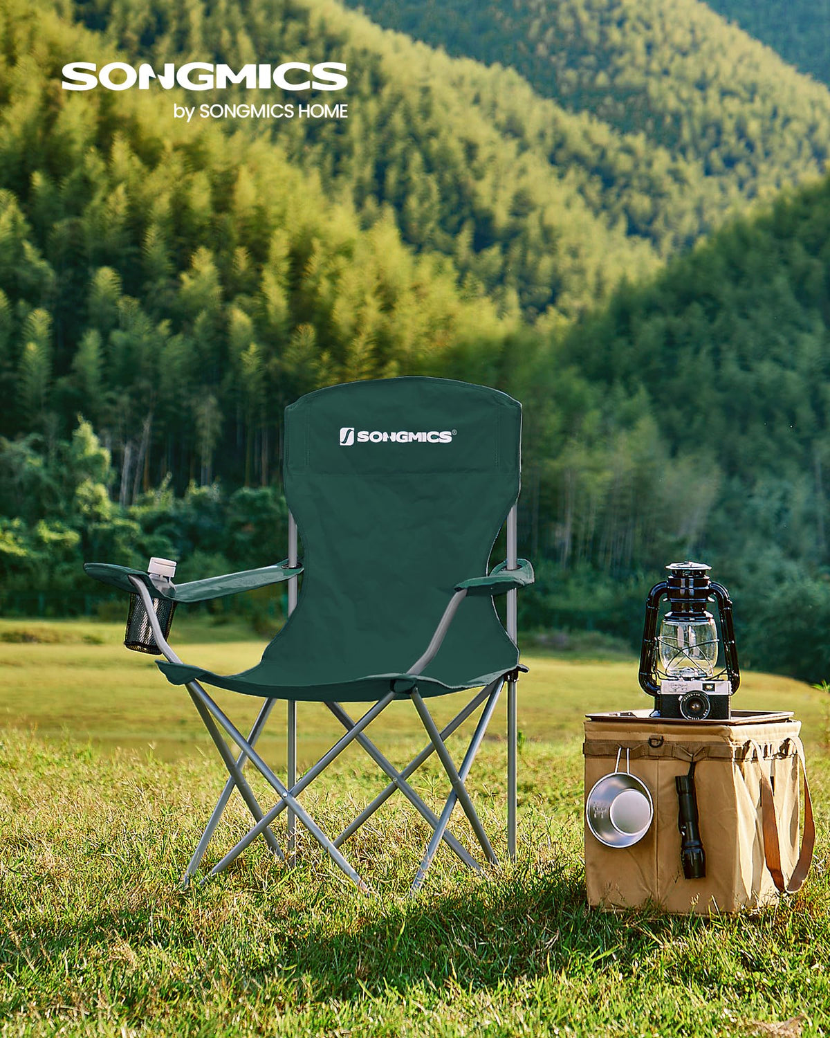 Set of 2 Folding Camping Chairs I19617