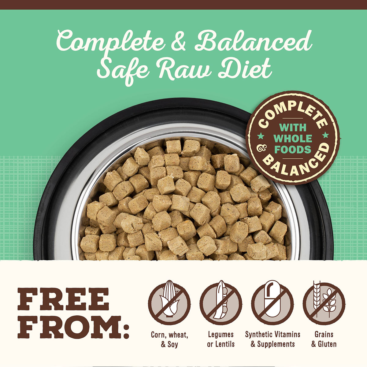 Freeze Dried Chicken Dog Food 16 oz A62860