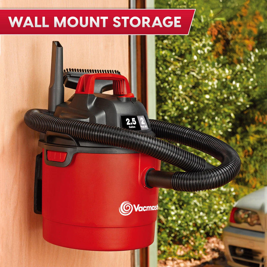 2.5-Gal Wall Mount Wet/Dry Vacuum U88293